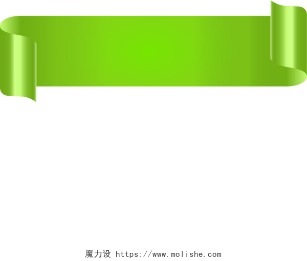 绿色矢量标题框素材